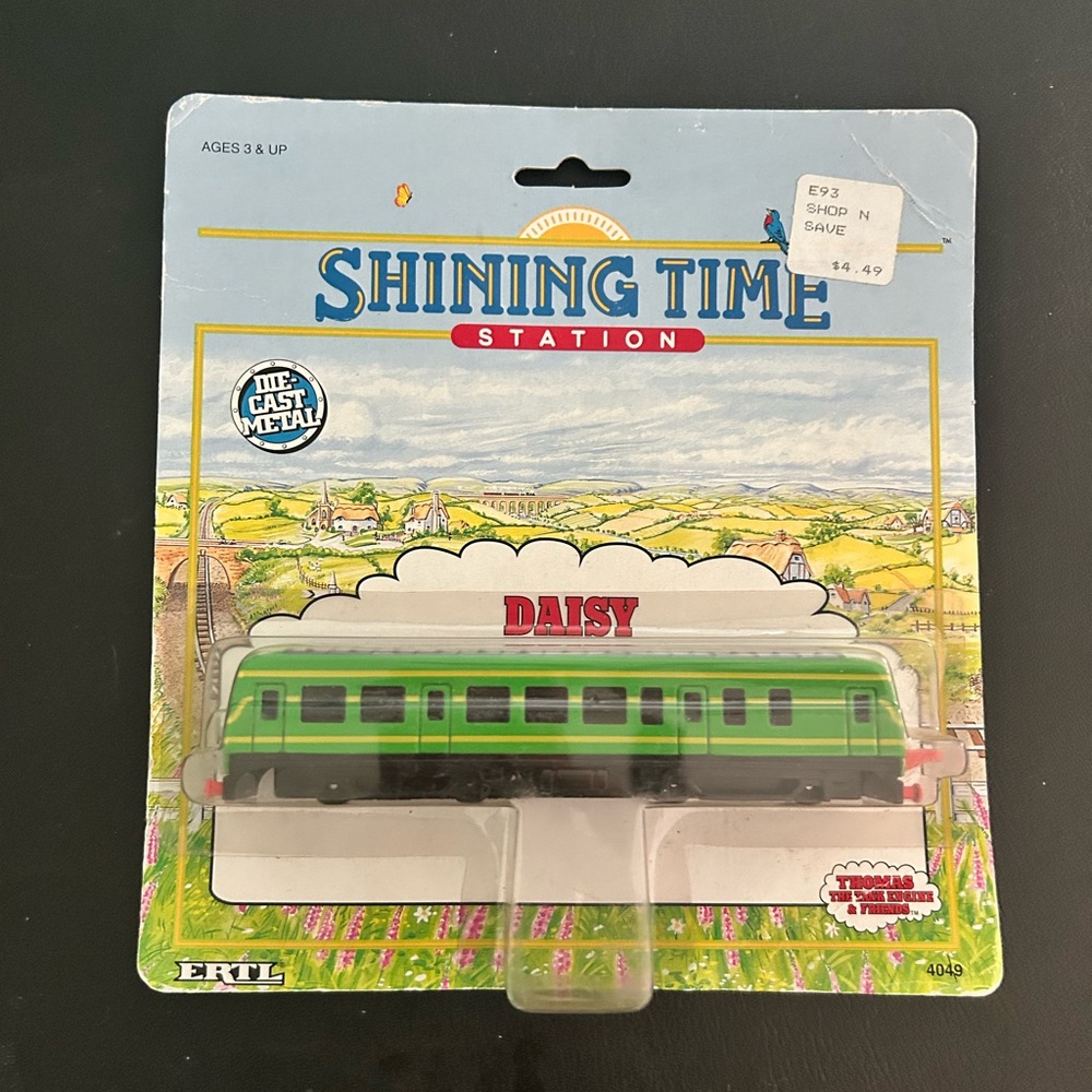 Thomas Tank Engine and Friends Shining Time ERTL Daisy 1993 Diecast Metal New